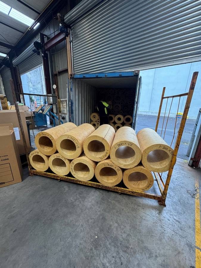 Preformed fibreglass pipe sections - NZ-made glass-fibre PPS