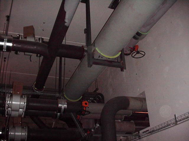 High-Density Pipe Support Installation